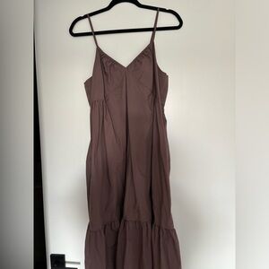 Gap mauve midi dress